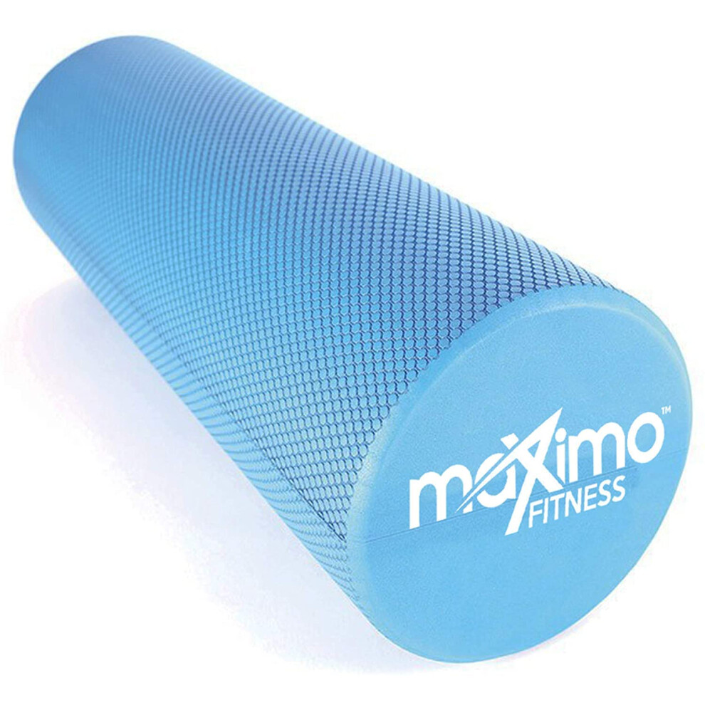 Maximo Fitness Foam Roller - Exercise Rollers for Trigger Point Self Massage and Muscle Tension Relief, 15cm x 45cm Massager for Back, Legs, Workouts,