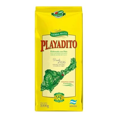 Yerba Mate Playadito 1 Kilo Loose Leaf Tea With Stems