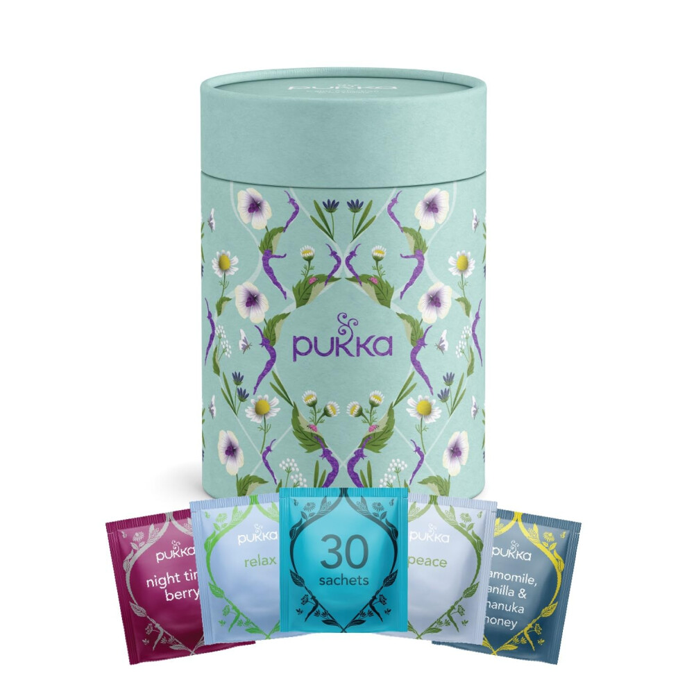 Pukka Herbs | Calm Herbal Tea Selection Gift Set Box | Ideal Gifts For Women & Men Christmas, Birthday, Anniversary & Self-Care | Perfect for Bedtime