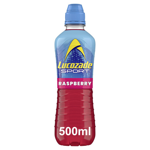 Lucozade Lucozade Sport Raspberry, 500 ml (Pack of 12)