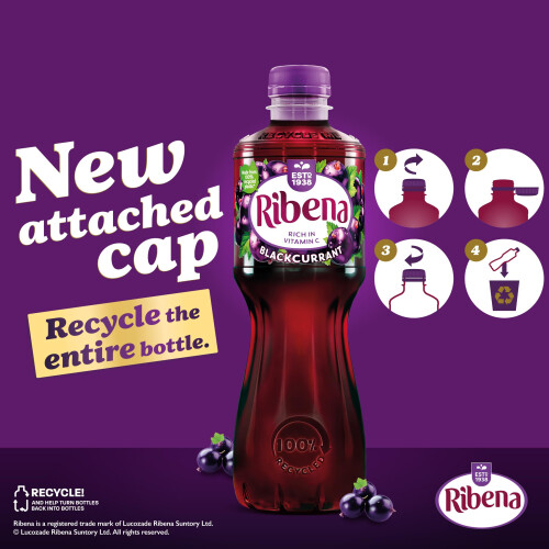 Ribena Ribena Blackcurrant 12x500ml 2