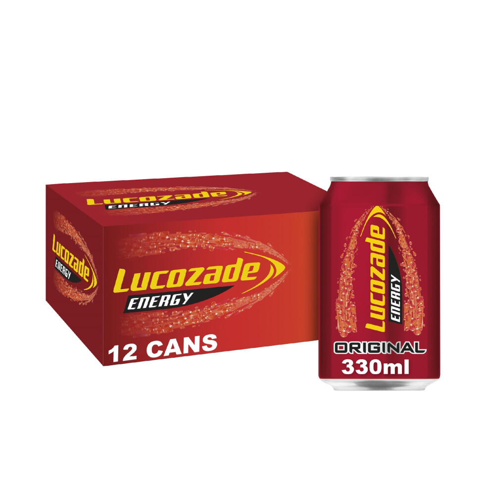 Lucozade Energy Drink Original 12X330ml Multipack