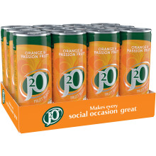J2O Orange & Passion Fruit Juice, 250ml - Bright, Bold Flavor - 920501