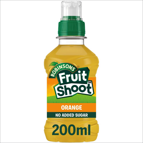 Robinsons Fruit Shoot Orange 24 x 200ml PET bottles 1