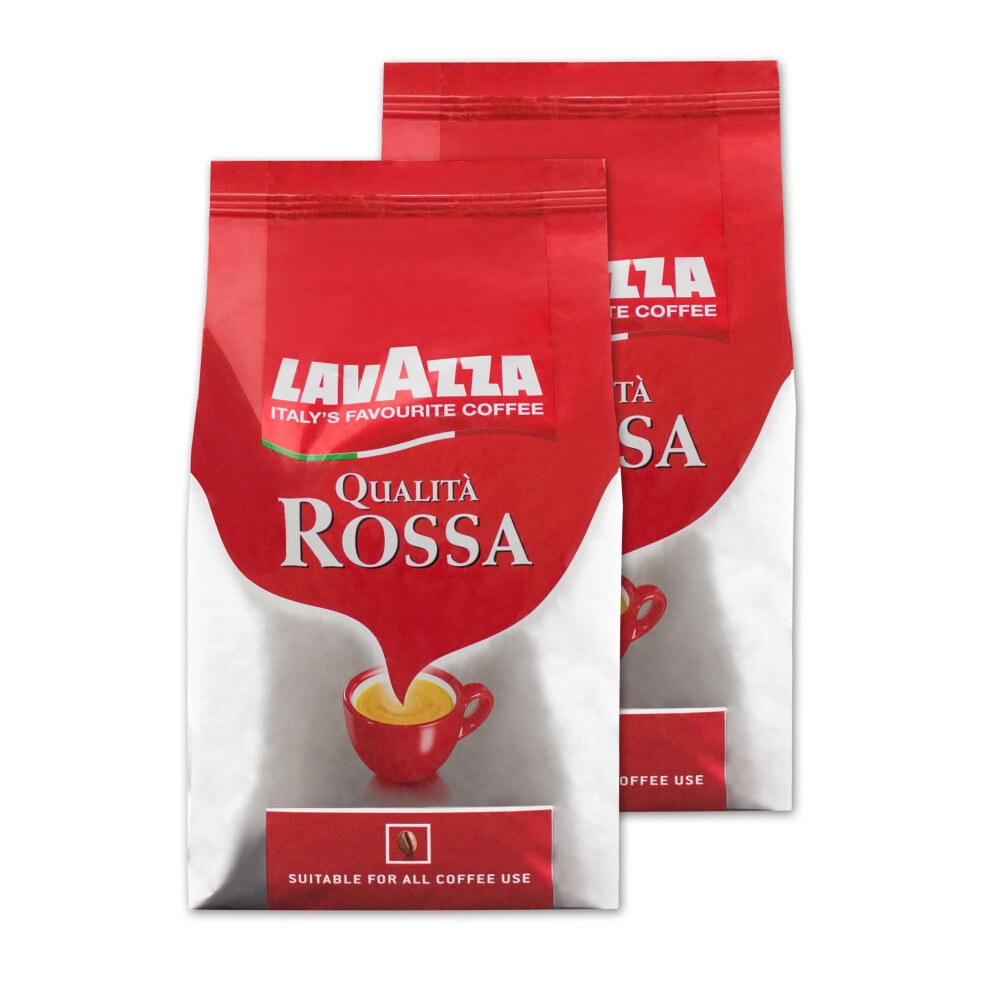 Lavazza Rossa Coffee Beans (2 Packs Of 1Kg)
