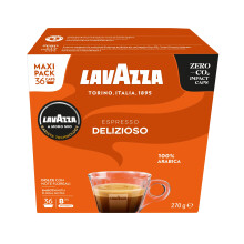 Lavazza, A Modo Mio Delizioso, Coffee Pods Espresso , 100% Arabica, 36 capsules