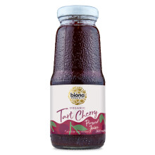 Biona Organic Tart Cherry Juice 1L - Not from Concentrate - Pressed Fruit Juice - Freshly Harvested by Organic Farmers - Source of Vitamins and