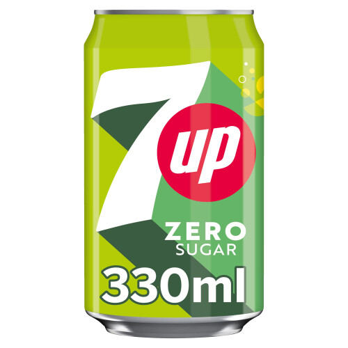 7UP Zero Lemon & Lime Cans 24 x 330ml 1