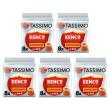 Tassimo Kenco Cappuccino Coffee Pods x8 (Pack of 5, Total 40 Drinks)