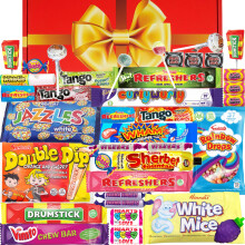 Bumper Retro Sweets Gift Box: Gorgeous Fun Old Fashioned Retro Pick & Mix Sweet Hamper Selection. A Perfect Present For Men, Women & Kids At