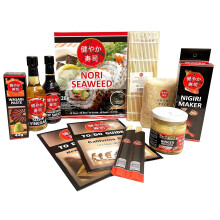 Seba Garden SUKOYAKA Sushi Making Kit- 9-Piece Complete Sushi Set, Ideal for Trying or as a Gift - Multi Language to do Guide