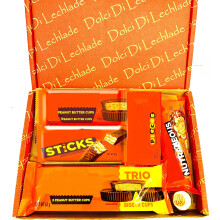 American Chocolate Gift Box | Peanut Butter Set by Dolci Di Lechlade | Pieces Cups American Sweets Mothers Day Easter Egg Present Birthday