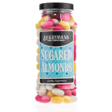 Original Sugared Almonds Retro Sweets Gift Jar By Berrymans Sweet Shop - Classic Sweets, Traditional Taste.