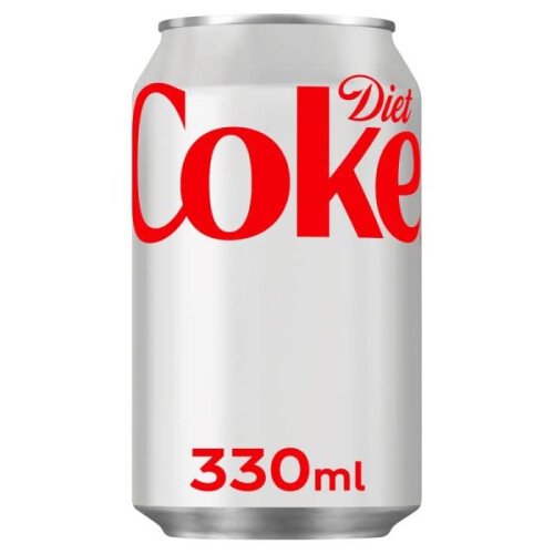 Diet Coke Can Cola, Box 330 ml (Pack of 24) 1