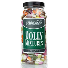 Original Dolly Mixtures Retro Sweets Gift Jar By Berrymans Sweet Shop - Classic Sweets, Traditional Taste.