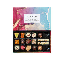 Martin?s Chocolatier Weird & Wonderful Signature Collection | 16 Luxury Chocolates Gift Box | Milk, White, Dark Belgian Chocolate Gift for Christmas,