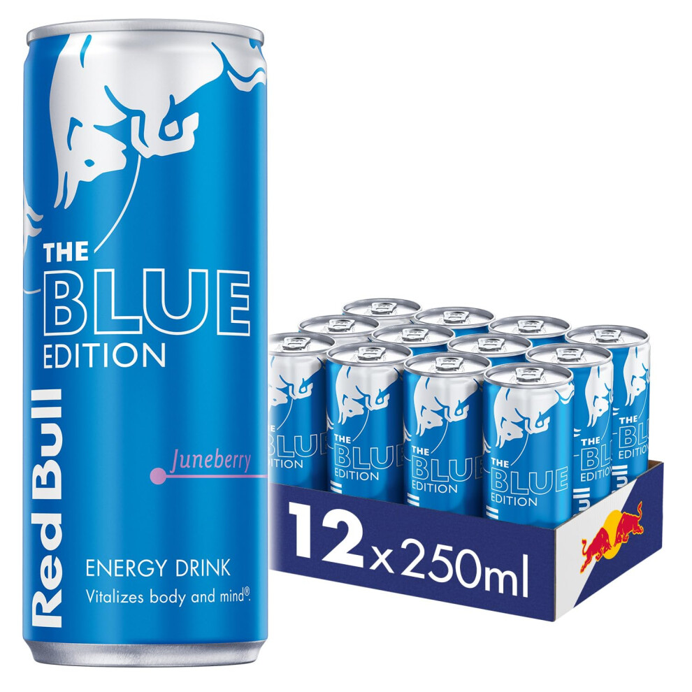 Red Bull Energy Drink Blue Edition Juneberry 250 Ml X12