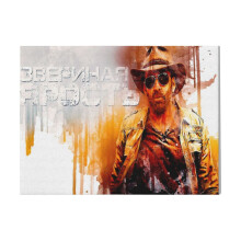 (Primal=776) Canvas Print Film Retro Movie Vintage Cinema Poster DIY Framed Kit Wall Art for Living Room Bedroom Decor 16x20 inch