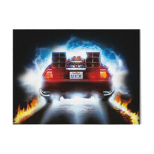 (Outatime=5) Canvas Print Film Retro Movie Vintage Cinema Poster DIY Framed Kit Wall Art for Living Room Bedroom Decor 16x20 inch