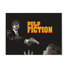 (Pulp Fiction Movie=431) Canvas Print Film Retro Movie Vintage Cinema Poster DIY Framed Kit Wall Art for Living Room Bedroom Decor 16x20 inch