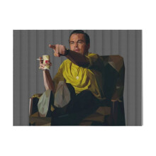 (Pointing Leonardo Dicaprio=118) Canvas Print Film Retro Movie Vintage Cinema Poster DIY Framed Kit Wall Art for Living Room Bedroom Decor 16x20 inch
