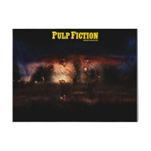 (Pulp Fiction - Alternative Movie=182) Canvas Print Film Retro Movie Vintage Cinema Poster DIY Framed Kit Wall Art for Living Room Bedroom Decor 16x20 inch