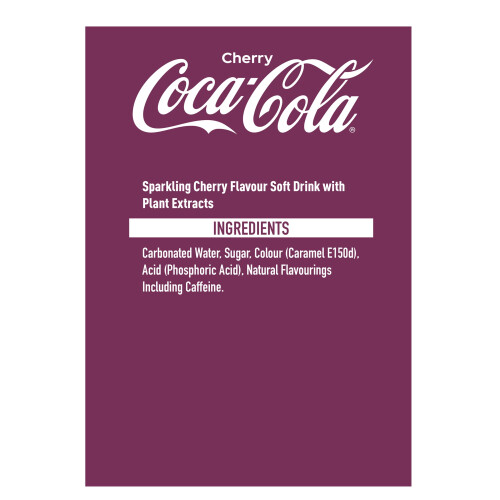 Coca Cola Coca-Cola Original Taste Cherry 8 x 330ml Cans 1