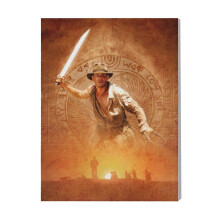 (Thuggee=8264) Canvas Print Film Retro Movie Vintage Cinema Poster DIY Framed Kit Wall Art for Living Room Bedroom Decor 16x20 inch
