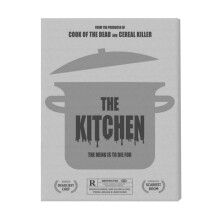 (The Kitchen Horror Parody=1966) Canvas Print Film Retro Movie Vintage Cinema Poster DIY Framed Kit Wall Art for Living Room Bedroom Decor 16x20 inch