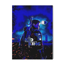 (The Kid Who Would Be King=3752) Canvas Print Film Retro Movie Vintage Cinema Poster DIY Framed Kit Wall Art for Living Room Bedroom Decor 16x20 inch