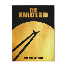 (The Karate Kid=3941) Canvas Print Film Retro Movie Vintage Cinema Poster DIY Framed Kit Wall Art for Living Room Bedroom Decor 16x20 inch