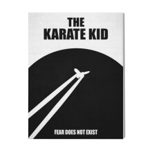 (The Karate Kid=5809) Canvas Print Film Retro Movie Vintage Cinema Poster DIY Framed Kit Wall Art for Living Room Bedroom Decor 16x20 inch