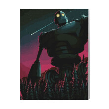 (The Iron GIant=41) Canvas Print Film Retro Movie Vintage Cinema Poster DIY Framed Kit Wall Art for Living Room Bedroom Decor 16x20 inch
