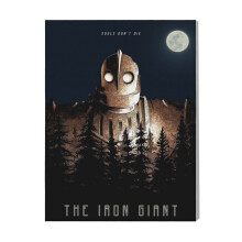 (The Iron Giant=2838) Canvas Print Film Retro Movie Vintage Cinema Poster DIY Framed Kit Wall Art for Living Room Bedroom Decor 16x20 inch