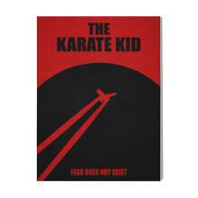 (The Karate Kid=8400) Canvas Print Film Retro Movie Vintage Cinema Poster DIY Framed Kit Wall Art for Living Room Bedroom Decor 16x20 inch