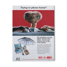 (Trying To Phone Home =5532) Canvas Print Film Retro Movie Vintage Cinema Poster DIY Framed Kit Wall Art for Living Room Bedroom Decor 16x20 inch