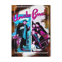 (Uncle Buck=9824) Canvas Print Film Retro Movie Vintage Cinema Poster DIY Framed Kit Wall Art for Living Room Bedroom Decor 16x20 inch