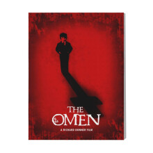 (The Omen=8492) Canvas Print Film Retro Movie Vintage Cinema Poster DIY Framed Kit Wall Art for Living Room Bedroom Decor 16x20 inch
