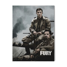 (Fury=9740) Canvas Print Film Retro Movie Vintage Cinema Poster DIY Framed Kit Wall Art for Living Room Bedroom Decor 16x20 inch
