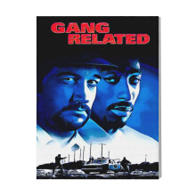 (Gang Related 1=2000) Canvas Print Film Retro Movie Vintage Cinema Poster DIY Framed Kit Wall Art for Living Room Bedroom Decor 16x20 inch