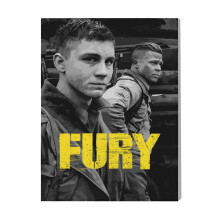 (Fury=5687) Canvas Print Film Retro Movie Vintage Cinema Poster DIY Framed Kit Wall Art for Living Room Bedroom Decor 16x20 inch