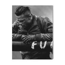 (Fury=4189) Canvas Print Film Retro Movie Vintage Cinema Poster DIY Framed Kit Wall Art for Living Room Bedroom Decor 16x20 inch
