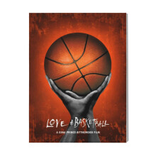(Love And Basketball=3014) Canvas Print Film Retro Movie Vintage Cinema Poster DIY Framed Kit Wall Art for Living Room Bedroom Decor 16x20 inch