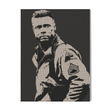 (Fury=3337) Canvas Print Film Retro Movie Vintage Cinema Poster DIY Framed Kit Wall Art for Living Room Bedroom Decor 16x20 inch