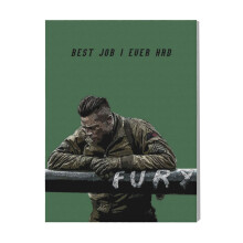 (Fury=7501) Canvas Print Film Retro Movie Vintage Cinema Poster DIY Framed Kit Wall Art for Living Room Bedroom Decor 16x20 inch