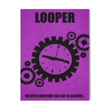 (Looper=2721) Canvas Print Film Retro Movie Vintage Cinema Poster DIY Framed Kit Wall Art for Living Room Bedroom Decor 16x20 inch