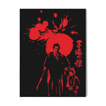 (Lone Wolf And Cub=304) Canvas Print Film Retro Movie Vintage Cinema Poster DIY Framed Kit Wall Art for Living Room Bedroom Decor 16x20 inch