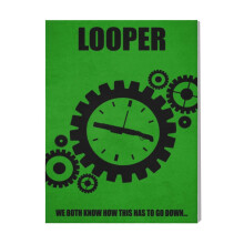 (Looper=9025) Canvas Print Film Retro Movie Vintage Cinema Poster DIY Framed Kit Wall Art for Living Room Bedroom Decor 16x20 inch