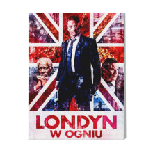 (London Has Fallen 2=5732) Canvas Print Film Retro Movie Vintage Cinema Poster DIY Framed Kit Wall Art for Living Room Bedroom Decor 16x20 inch