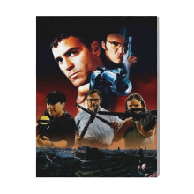 (From Dusk Till Dawn Game=4660) Canvas Print Film Retro Movie Vintage Cinema Poster DIY Framed Kit Wall Art for Living Room Bedroom Decor 16x20 inch